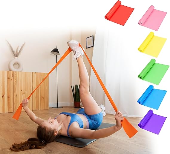 Faixa Elástica de Resistência Multifuncional para Pilates