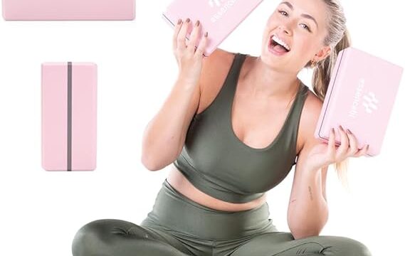 Kit 2 Blocos de Yoga e Pilates EVA Premium